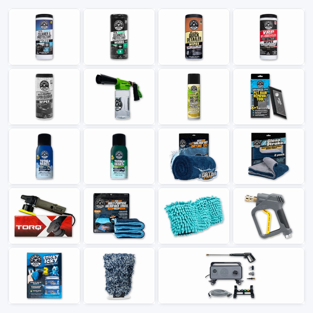 Chemical Guys products